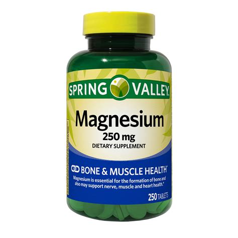 Magnesium 250mg .